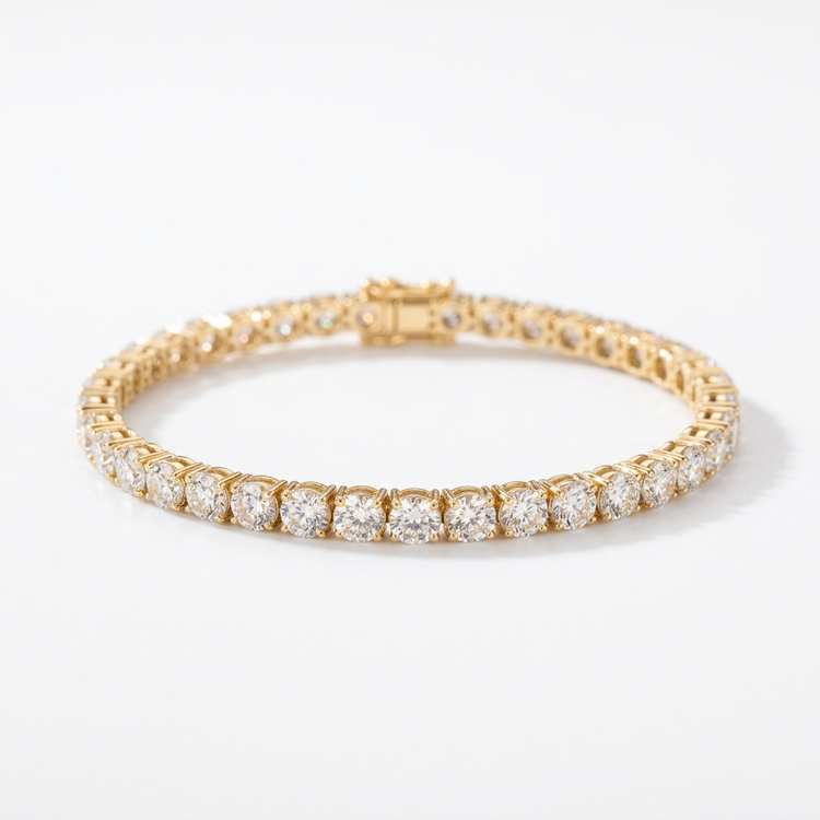 Lab-Grown Diamond Tennis Bracelet