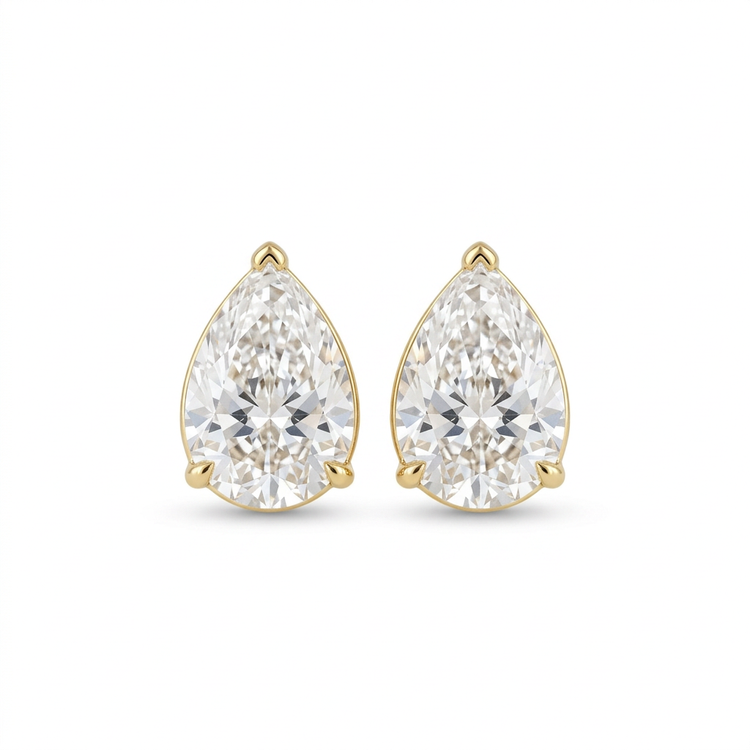 Pear Lab-Grown Diamond Studs