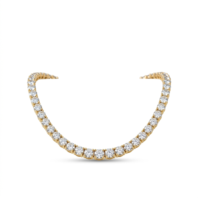 Lab-Grown Diamond Tennis Necklace